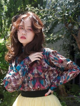 リブロ 三軒茶屋(LIBRO) ヒッピー×くせ毛風セミロング