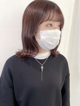 プラグ バイ ネオリーブ(plug by neolive) ブリーチ履歴有♪ピンクラベンダー♪ショコラベージュ/ボブルフ