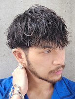 フィフス 原宿(fifth)&nbsp;ツイスト波巻きスパイラルパーマ刈り上げツーブロックマッシュ