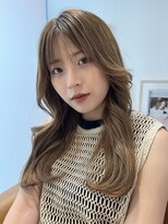 ロンドルーチェ 心斎橋(Lond luce)&nbsp;ダークアッシュ/ミディアムレイヤーカット［髪質改善/縮毛矯正］