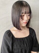 イデア(idea) 【ストレートボブ×顔まわりカット】ヘアスナップ・山下