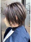 30代40代５０代◎大人キレイ　白髪ぼかしショート