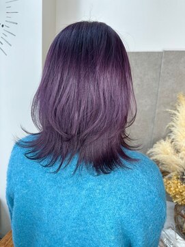 ヘアーデザインルアナ(Hair design Luana.) 暗めラベンダー
