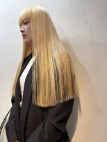 ソイ 下北沢(soi)&nbsp;【ブロンド】ぶつ切りスーパーロング/重めバング/ケアブリーチ