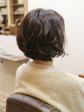 シャンティ パーマ/ ショートボブ