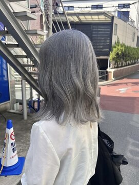 アソビセカンド 原宿(ASOBI 2nd) 前髪/マチルダボブ/ピンクベージュ/インナーグレージュ/表参道