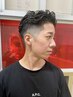 【新規/ニュアンスウェーブ】メンズカット+パーマ　￥13200-→￥9900-