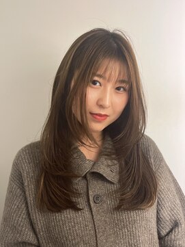 シェノン バイ アランスミシー 表参道(CHAINON by Alan smithee) 前髪カタログ/マチルダボブ/ピンクベージュ