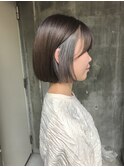 【Meg~chill松山~】インナーシルバー×ボブ