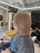 ルネ 北千住(Renee)&nbsp;ミルクティーベージュ_ハイトーン_切りっぱなし