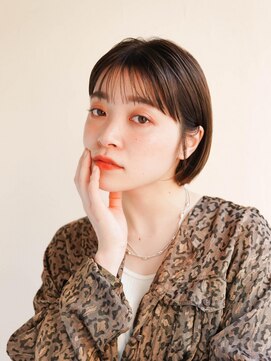 ジュール サウス 新宿南口(Joule South) ミディアムヘア/斜めバング/グレージュカラー/新宿駅