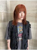 10代20代/オレンジベージュ/ミディアム