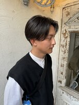 ロイジー(roijir)&nbsp;ナチュラルセンターパート×ニュアンスパーマ