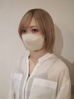 ヨー(Yoh-)&nbsp;【ハイトーンミルクティー/中里千尋】ボブ/ハイトーンボブ