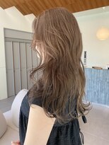 ローレンアオ(LOREN AO)&nbsp;レイヤーロング/ベージュカラー/ナチュラル/シアーカラー