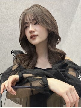 ロンド ロワール 門前仲町(Lond Loire) 韓国レイヤーカット/くびれ巻き/前髪顔周り/セミディ[門前仲町]