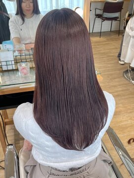 ネオリーブ チロル 横浜西口店(Neolive CiroL.) ダブルカラーで作るピンクラベンダー 暖色　ツヤ髪