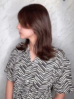 ヘアメイク ミチ 富田店(HAIRMAKE MICHI) 【MICHI 富田店　古作蓮】顔周りカット　ブラウンアッシュ