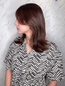 ヘアメイク ミチ 富田店(HAIRMAKE MICHI) 【MICHI 富田店　古作蓮】前髪カット ブラウンアッシュ 美髪