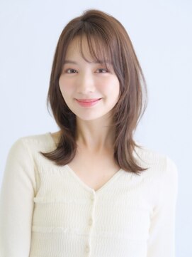 テトラ バイ ネオリーブ 横浜西口店(tetra by neolive) 横浜★小顔前髪ワンカールレイヤーカット黒髪ネビージュボブルフ