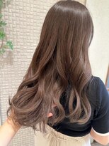 オリーブスバイネオリーブ(Olive's by neolive)&nbsp;ボブルフ_ネビージュ_小顔_ワンレン_黒髪_白髪ぼかし_前髪