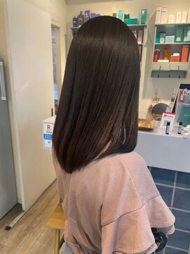 ネウィ 八王子(newi) 髪質改善酸熱トリートメント 艶感グレージュ