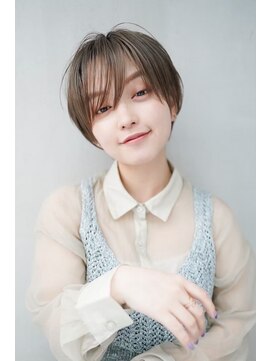 ギークス(GEEKS) 【GEEKS渋谷】シースルーマッシュ/オリーブグレージュ/20代30代