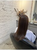 ケラチントリートメント/艶髪/ナチュラルベージュ/髪質改善