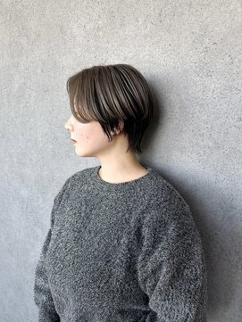 ライフイズ 磐田本店(Life is...) マッシュショート×デザインカラー