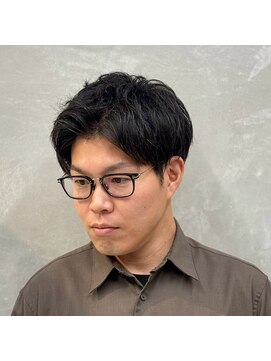 サームマン 人形町(SARM MAN) 落ち着いた雰囲気 ナチュラルセンターパート/ニュアンスパーマ