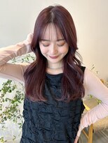 ケーツー あべのキューズモ－ル店(K-two)&nbsp;愛されヘア*暖色カラー*チェリーレッド*イエべ*ロングヘア