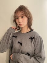 シェル(SHEL+L)&nbsp;ばっさりイメチェン♪ミルクティボブスタイル【滝野】