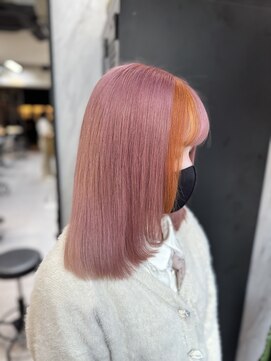 ヴァイス 渋谷店(VAICE) 《ピンクカラー×オレンジメッシュ》