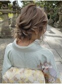 ヘアセット結婚式ヘアアップスタイルヘアアレンジ
