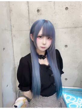 インク 渋谷(INK.) ブルーシルバーカラー