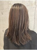 ハイライトでヘルシーグレージュ!福岡ハイライト