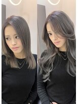 イル 大阪淀屋橋(i'll)&nbsp;ミルクティーグレージュダブルカラーハイトーンカラー