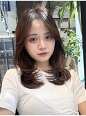 【MINX 外山】ワンカールで可愛いセミロングレイヤー