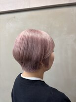 ファビ 渋谷(Fab) くびれヘア/暗めカラー/アプリコットオレンジ/縮毛矯正