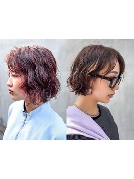 Garlandオリジナルのケアパーマでふんわりナチュラルパーマから強めなカールデザインパーマまで幅広く対応