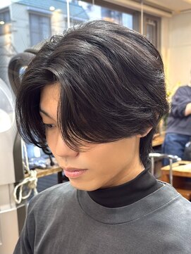 スタジオフォーエイチ(STUDIO 4H) シースルーセンターパート/ニュアンスパーマ/シャドウパーマ