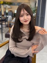 コート 表参道(Cote)&nbsp;美髪レイヤーカット／顔まわりレイヤー／ロングレイヤ 一/前髪