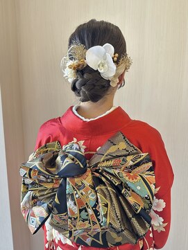 成人式　ヘアセット＆振袖着付　［所沢］