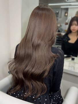 ベレーザ 渋谷(BELEZA) 17964黒髪スモーキーブラウンワンホンレイヤーハッシュカット