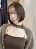 プレミアム縮毛矯正/暗めカラー/髪質改善