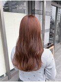 【minim×まは】オレンジベージュ