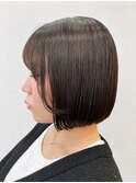 乾かすだけで決まる大人の艶感コンパクトボブ