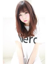 ラフィス ヘアー リノ 三宮店(La fith hair lino) 【Lafith】ガーリーセミロングスタイル