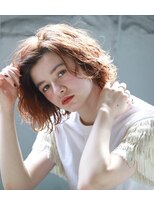 ラべリー 池袋(LOVELEY)&nbsp;オレンジベージュ　ヘアカラー　【池袋】