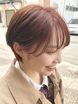 シャンプーボーイ セントラル 博多(SHAMPOO BOY central)&nbsp;マッシュショート＋チェリーレッド